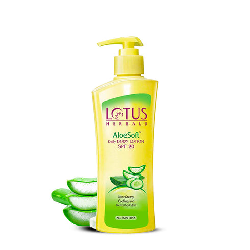 Lotus Herbals Body Lotion - Aloe Soft - All Skin Types