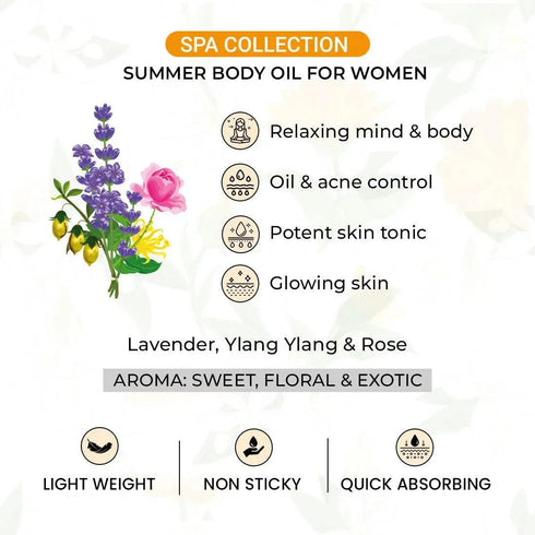 Keya Seth Aromatherapy Relaxing Floral Summer Body Oil