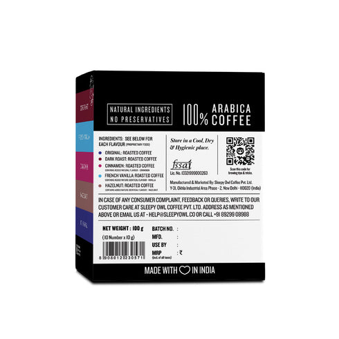 Sleepy Owl Coffee Hot Brew Bags / Assorted