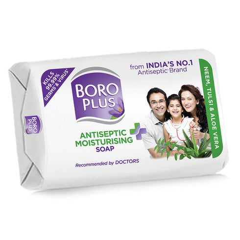 BoroPlus Antiseptic Moisturing Soap with Neem Tulsi & Aloe Vera