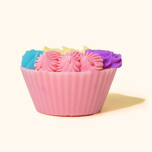 The Sass Bar Pastel Floral Cupcake Soap