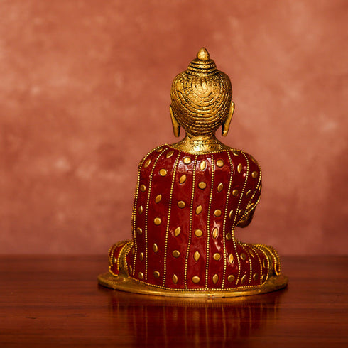 CREATUNIQ Brass Buddha Statue