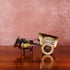 CREATUNIQ Brass Bullock Cart with Vintage Polish