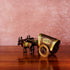 CREATUNIQ Brass Bullock Cart with Vintage Polish