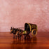 CREATUNIQ Brass Bullock Cart with Vintage Polish