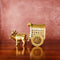 CREATUNIQ Brass Bullock Cart 6" with Antique Polish