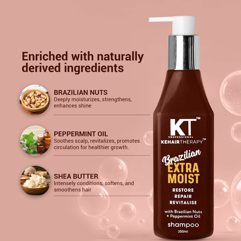 Kt Professional Brazilian Extra Moist Shampoo