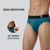 XYXX Aero Silver Cotton Briefs Green Emerald