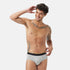 Bummer Modal Stretch Brief - Grey Melange