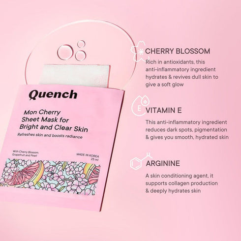 Quench Brightening Sheet Mask