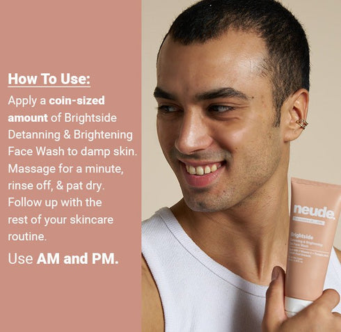 Neude Brightside - Skin Brightening And Detanning Gel Face Wash