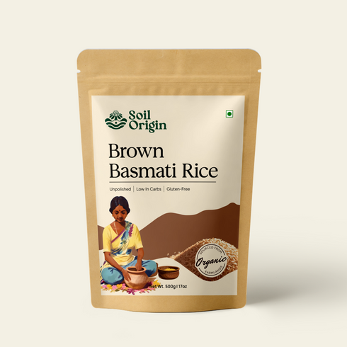 Aarogyamastu - Soil Origin Brown Basmati Rice