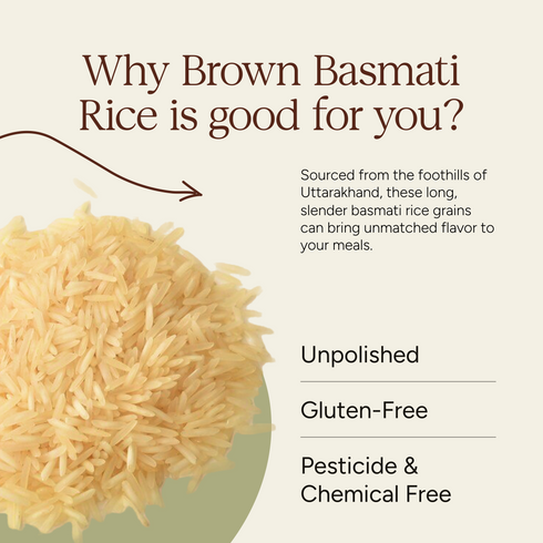 Aarogyamastu - Soil Origin Brown Basmati Rice