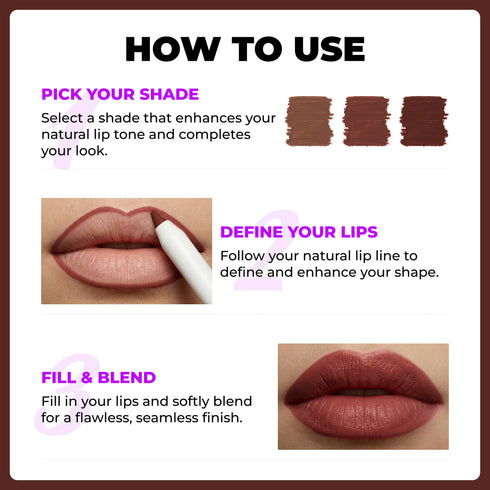Lamel Soft Nude Lip Trio