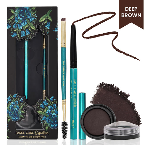 Parul Garg Beauty Deep Brown: Signature Essential Eye & Brow Pack