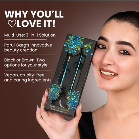 Parul Garg Beauty Deep Brown: Signature Essential Eye & Brow Pack