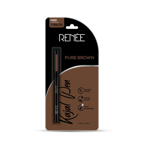 Renee Pure Brown Kajal Pen with Sharpener
