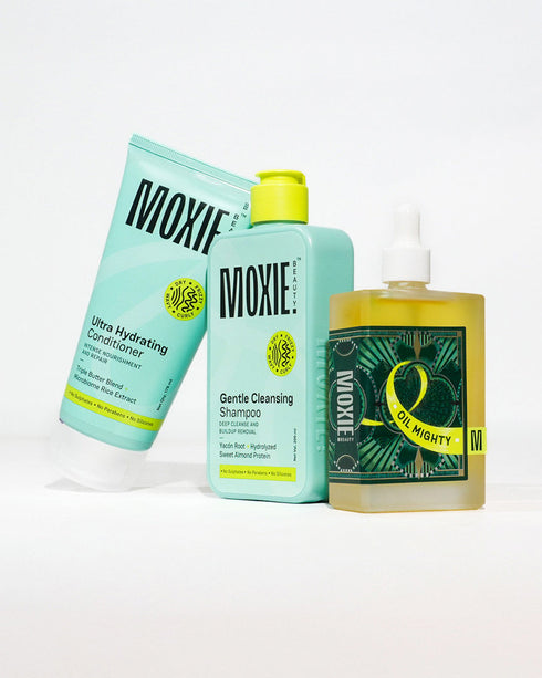Moxie Beauty The Power Champi Routine (Oil + Wash Duo)