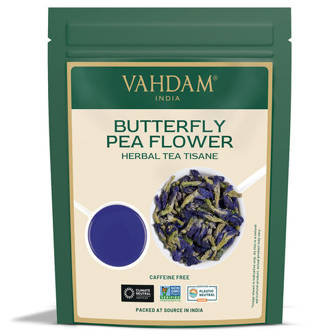Vahdam Tea Butterfly Pea Flower Herbal Tea