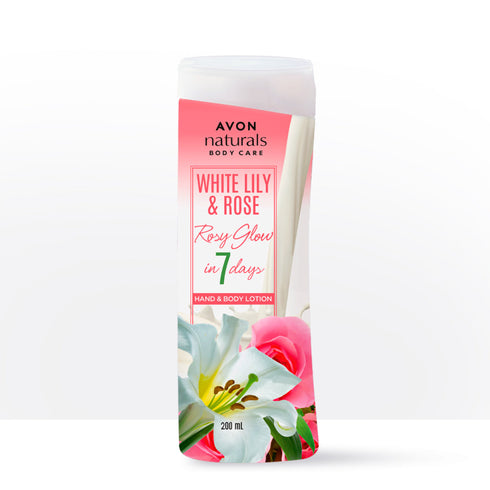 Avon Naturals White Lily And Rose Hand And Body Lotion