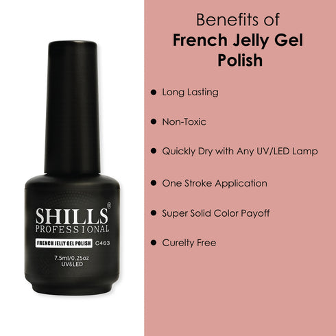 Shills Professional French Jelly Gel Polish