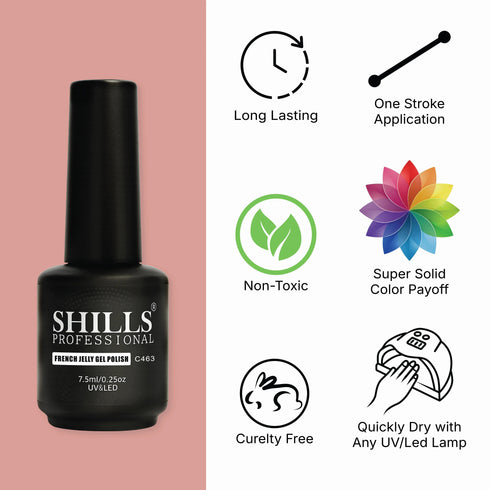 Shills Professional French Jelly Gel Polish