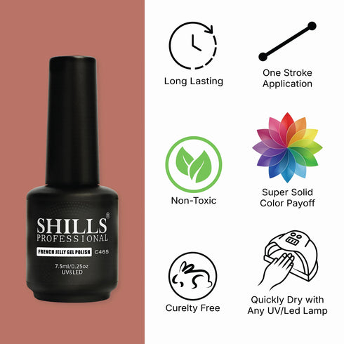 Shills Professional French Jelly Gel Polish