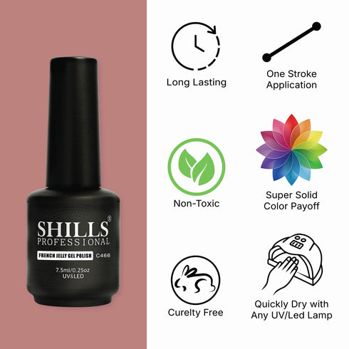 Shills Professional French Jelly Gel Polish