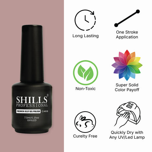 Shills Professional French Jelly Gel Polish