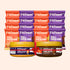 Fitfeast Taste the Variety 16 Assorted Sachets + 2 Peanut Butter (White Chocolate+Cookie Fudge)