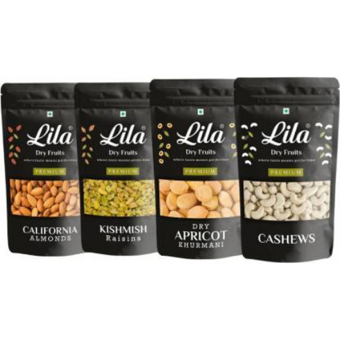 Lila Dry Fruits Cashew Almond Apricot Raisins