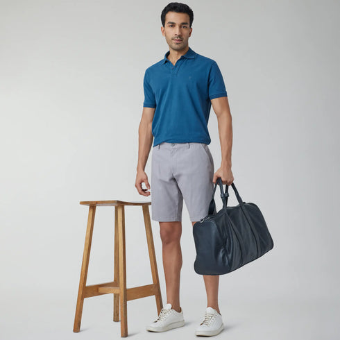 XYXX Element Cotton Chinos Shorts For Men Moon Grey