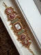 Swarika Jewels Ranibaug Mint and Pink Watch for Women
