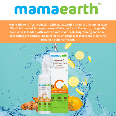 Mamaearth Vitamin C Foaming Face Wash