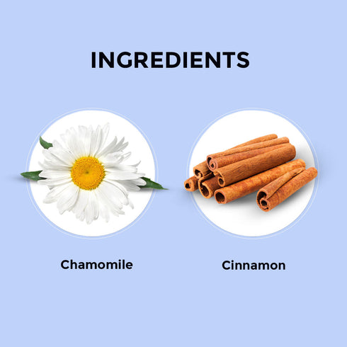 Blue Tea Chamomile Cinnamon Herbal Tea
