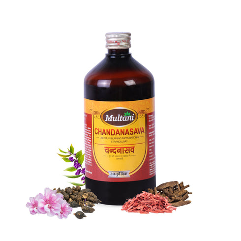 Multani Pharmaceuticals Limited Multani Ayurvedic Chandanasava Syrup Beneficial In Kidney Issues & Urinary Tract Infection UTI