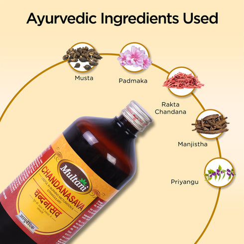 Multani Pharmaceuticals Limited Multani Ayurvedic Chandanasava Syrup Beneficial In Kidney Issues & Urinary Tract Infection UTI