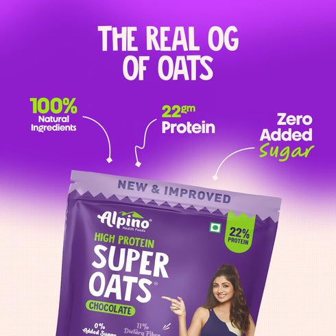 Alpino High Protein Super Rolled Oats Chocolate
