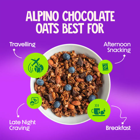Alpino High Protein Super Rolled Oats Chocolate