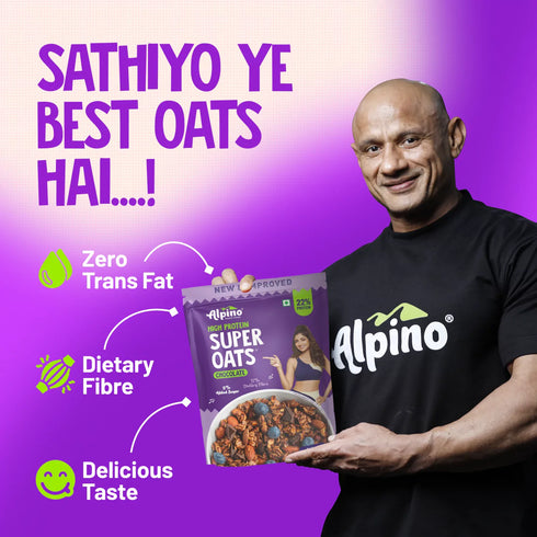 Alpino High Protein Super Rolled Oats Chocolate