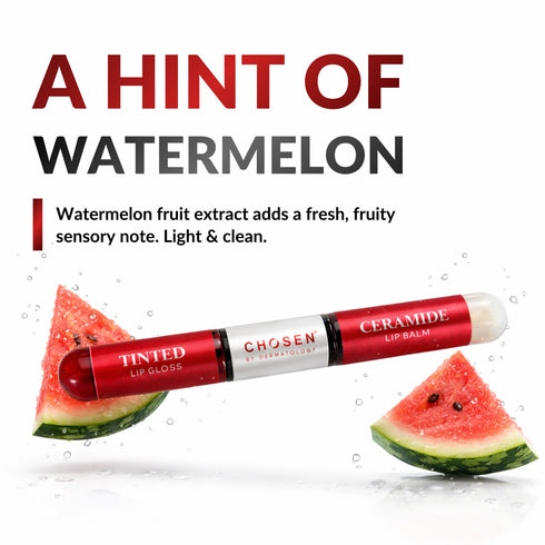 Chosen CHOSEN Tinted Lip Gloss Ceramide Lip Balm Combo