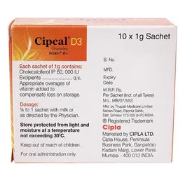 Cipcal D3 (Cholecalciferol) Granules