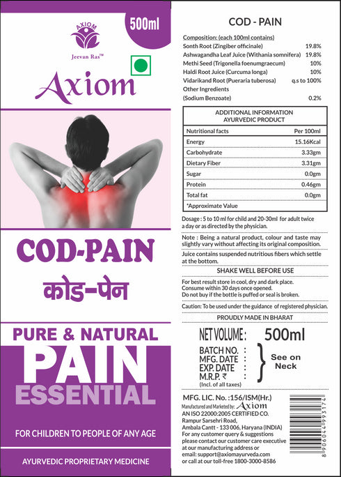 Axiom Cod-Pain Syrup