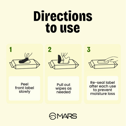 Mars Natural Wet Wipes