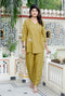 Miravan Womens Mehandi Solid Co Ord Set