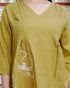 Miravan Womens Mehandi Solid Co Ord Set