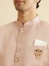 Manyavar Pastel Pink Achkan Indo Western