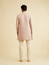 Manyavar Pastel Pink Achkan Indo Western