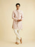 Manyavar Faded Pink Floral Indo Western