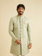 Manyavar Sage Green Achkan Indo Western